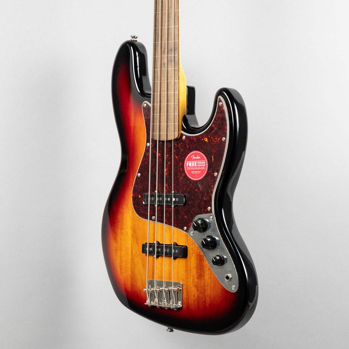 Squier Classic Vibe '60s Jazz Bass Fretless, 3-Color Sunburst