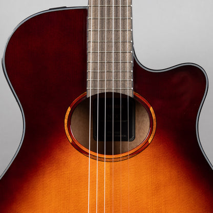 Yamaha NTX1-BS Acoustic/Electric Nylon-String Guitar in Brown Sunburst