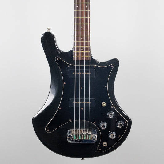 Used Guild B-302 4-String Bass, Black