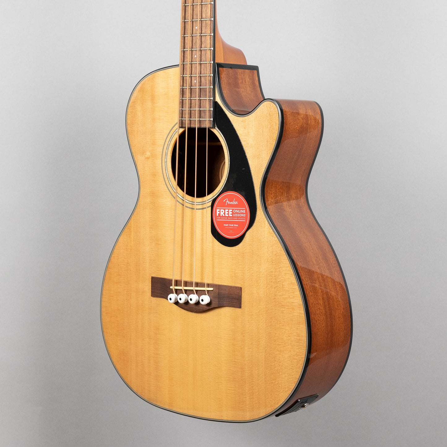 Fender CB-60SCE Acoustic Bass, Natural