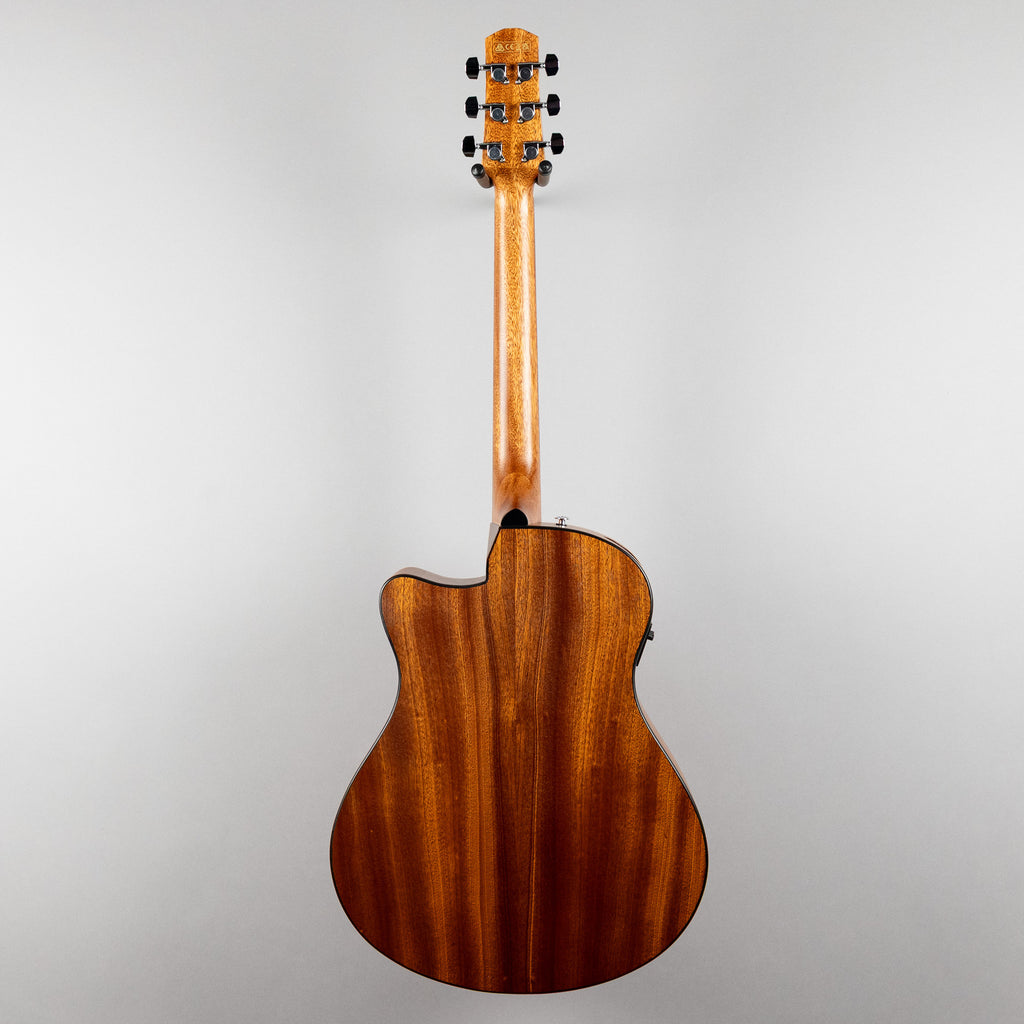 Ibanez AAM50CE-CRO Acoustic Guitar, Coral Red Burst Top