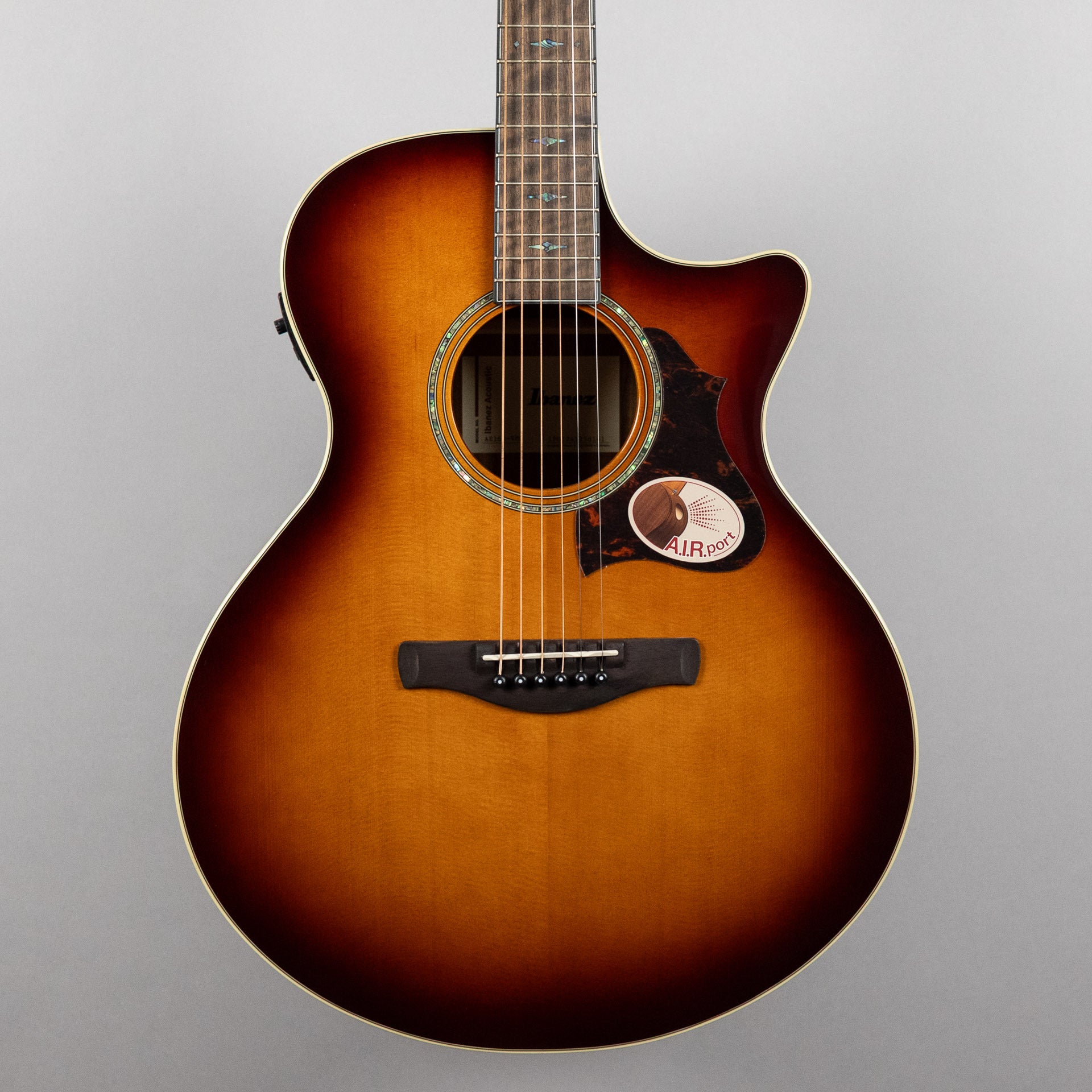 Ibanez AE160-VMS Acoustic Guitar, Vintage Mahogany Sunburst High Gloss