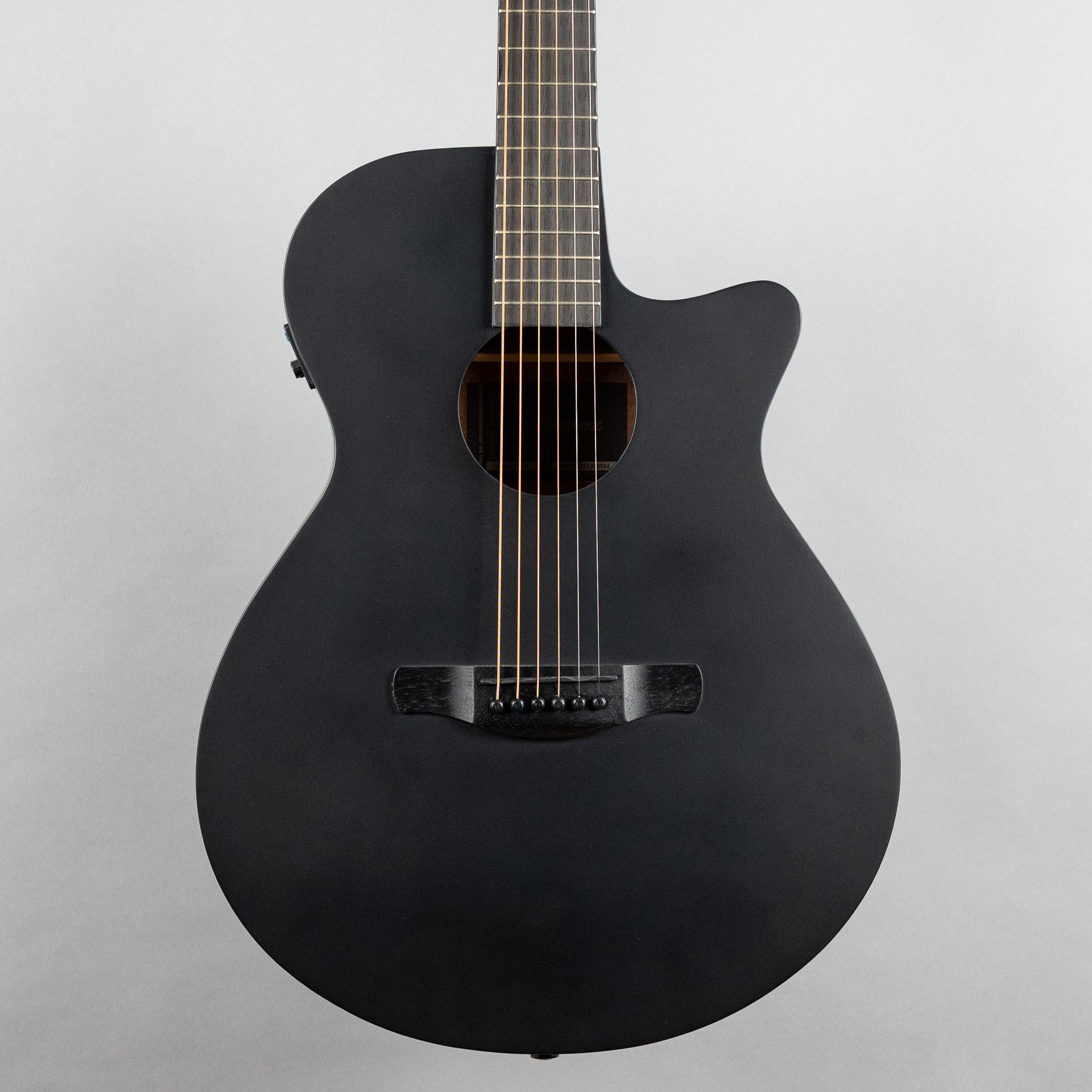 Ibanez AEG621 Acoustic Guitar, Black Out Finish