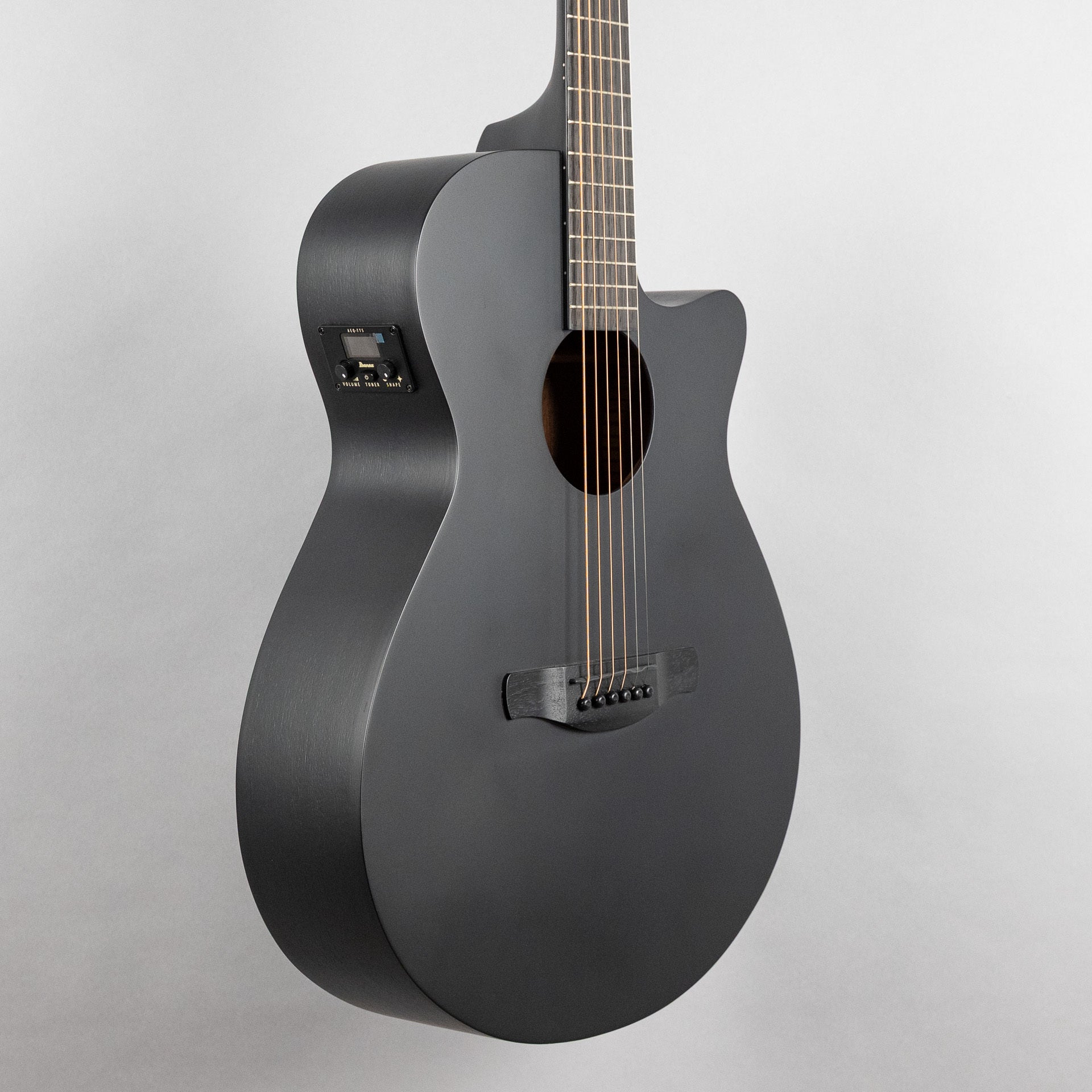 Ibanez AEG621 Acoustic Guitar, Black Out Finish