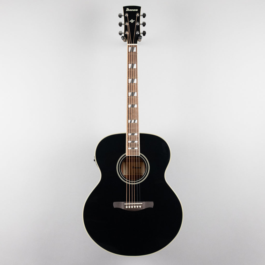 Ibanez AJ70M1E Artwood Jumbo Acoustic, Black High Gloss