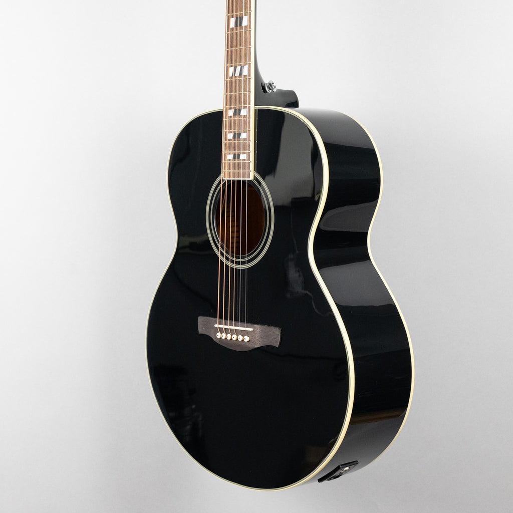 Ibanez AJ70M1E Artwood Jumbo Acoustic, Black High Gloss