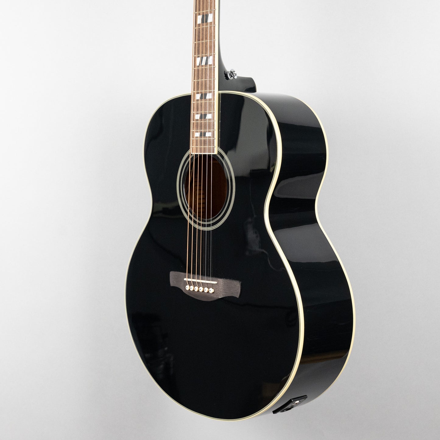 Ibanez AJ70M1E Artwood Jumbo Acoustic, Black High Gloss