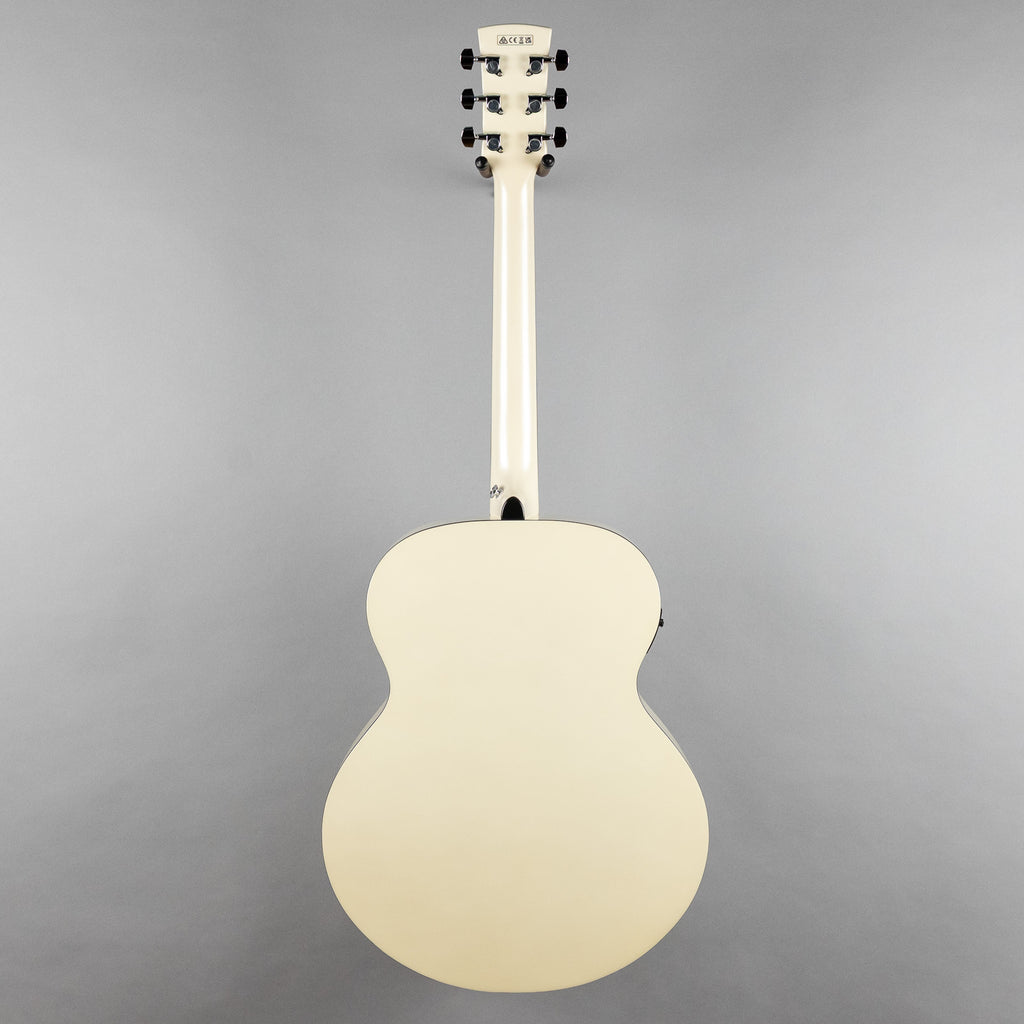Ibanez AJ70M2E Artwood Acoustic Guitar, Pearl White High Gloss