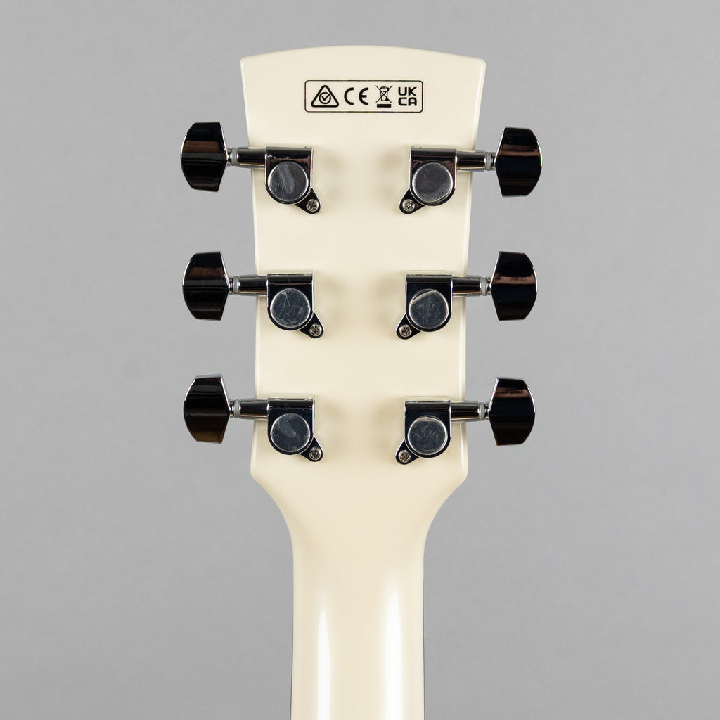 Ibanez AJ70M2E Artwood Acoustic Guitar, Pearl White High Gloss