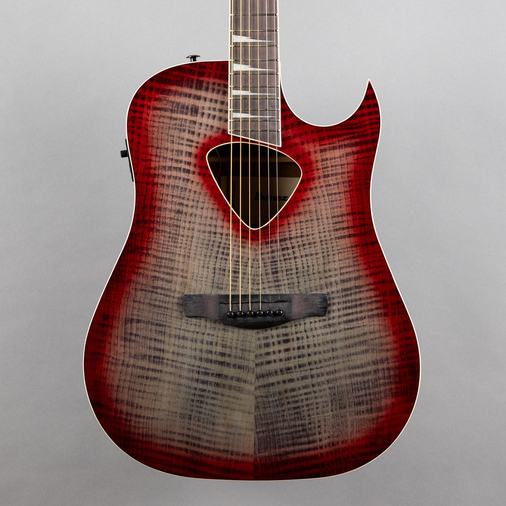 Ibanez ALT50FA Altstar Acoustic Guitar, Red Doom Burst High Gloss