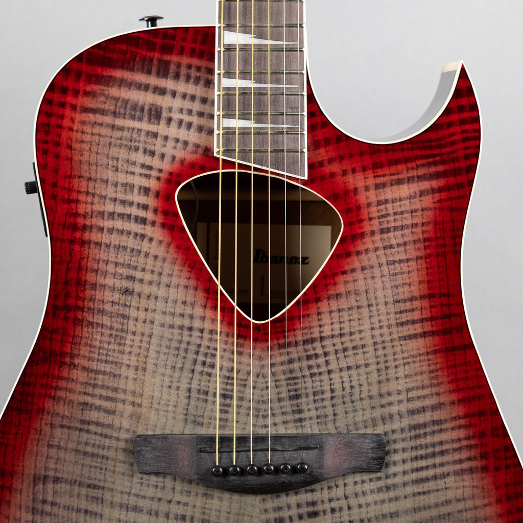 Ibanez ALT50FA Altstar Acoustic Guitar, Red Doom Burst High Gloss