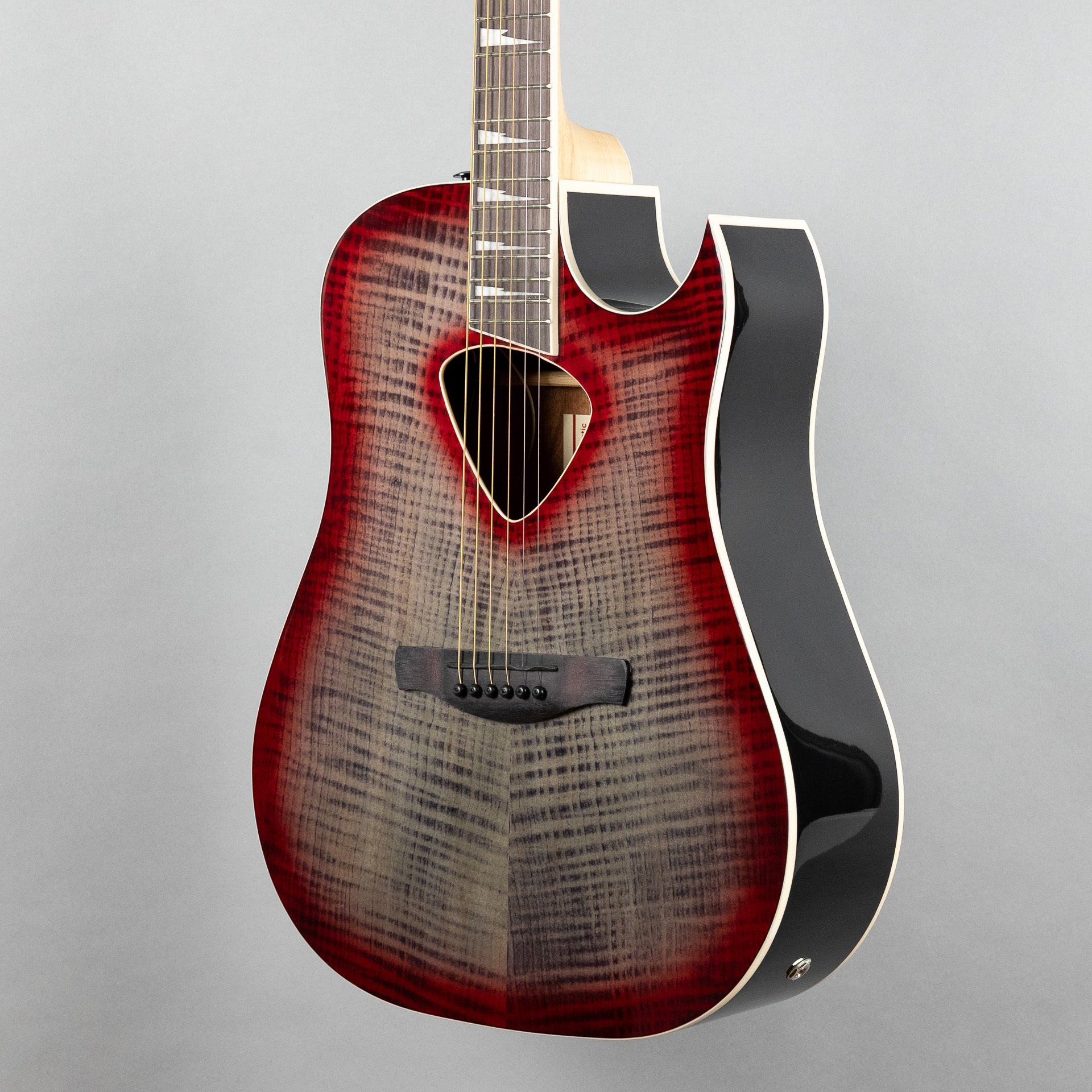 Ibanez ALT50FA Altstar Acoustic Guitar, Red Doom Burst High Gloss