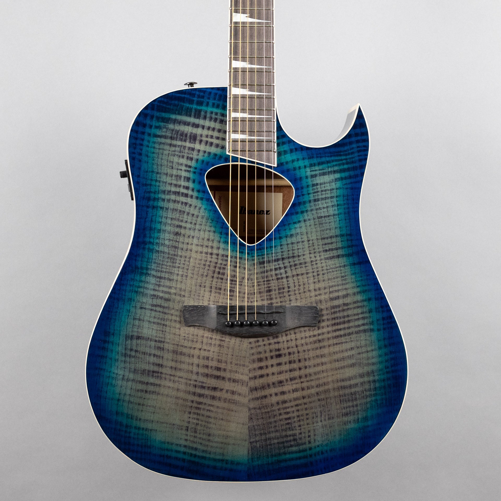 Ibanez ALT50FA Altstar Acoustic Guitar, Blue Doom Burst High Gloss