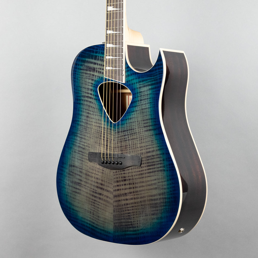 Ibanez ALT50FA Altstar Acoustic Guitar, Blue Doom Burst High Gloss
