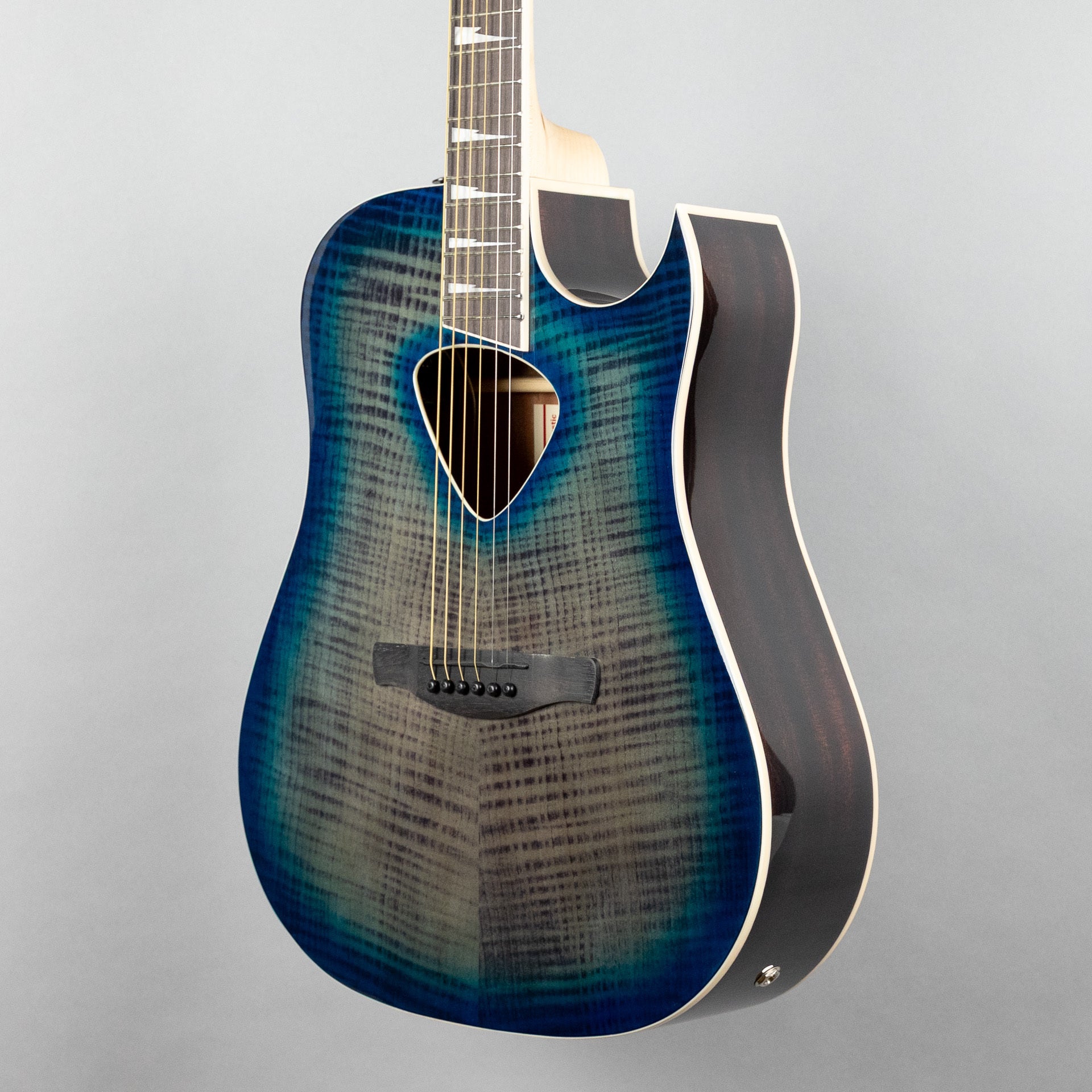 Ibanez ALT50FA Altstar Acoustic Guitar, Blue Doom Burst High Gloss