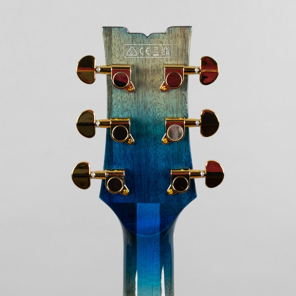 Ibanez AM93QA AM Artcore Expressionist Semi-Hollow Body Guitar, Jet Blue Burst
