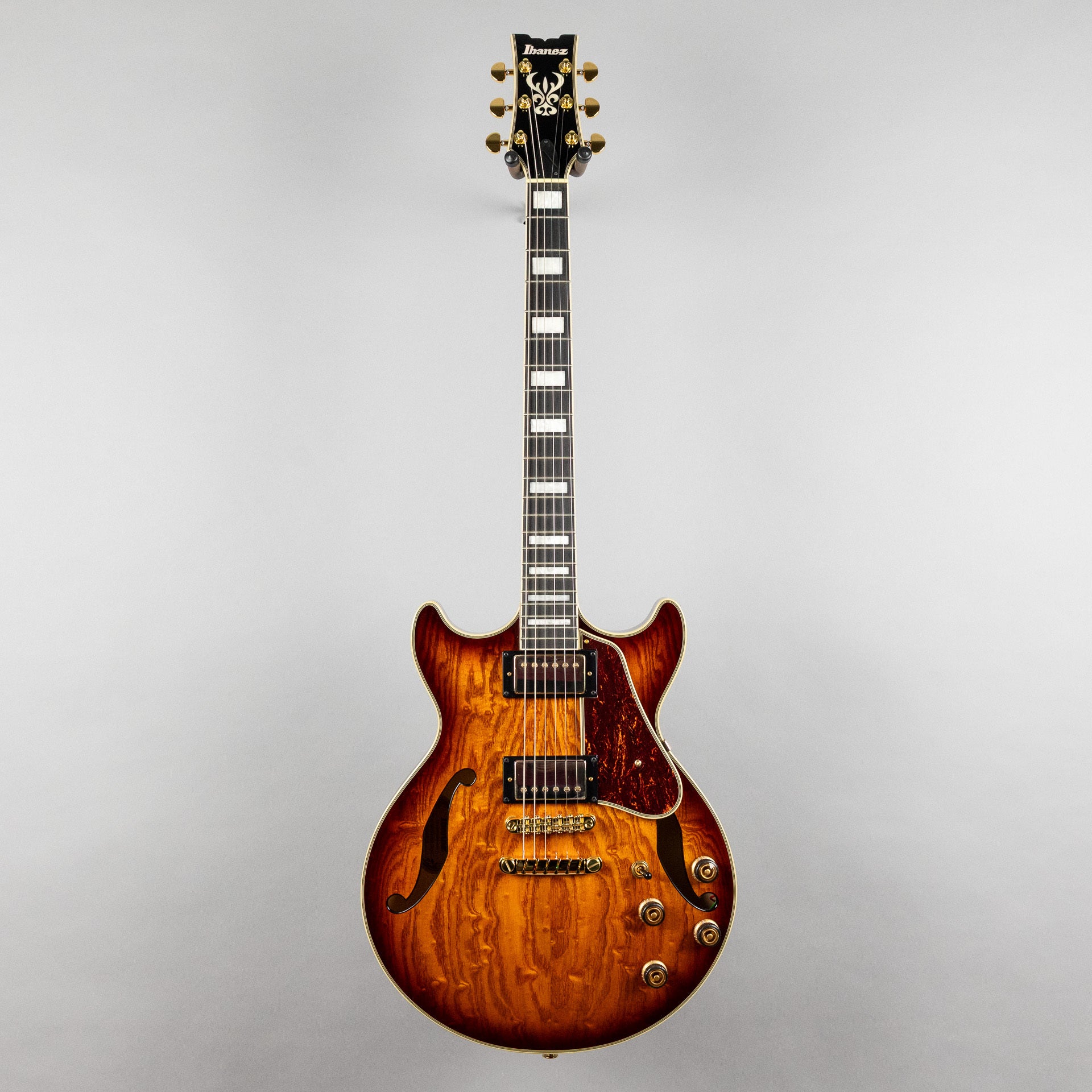 Ibanez AM93QA AM Artcore Expressionist Semi-Hollow Body Guitar, Vintage Violin High Gloss