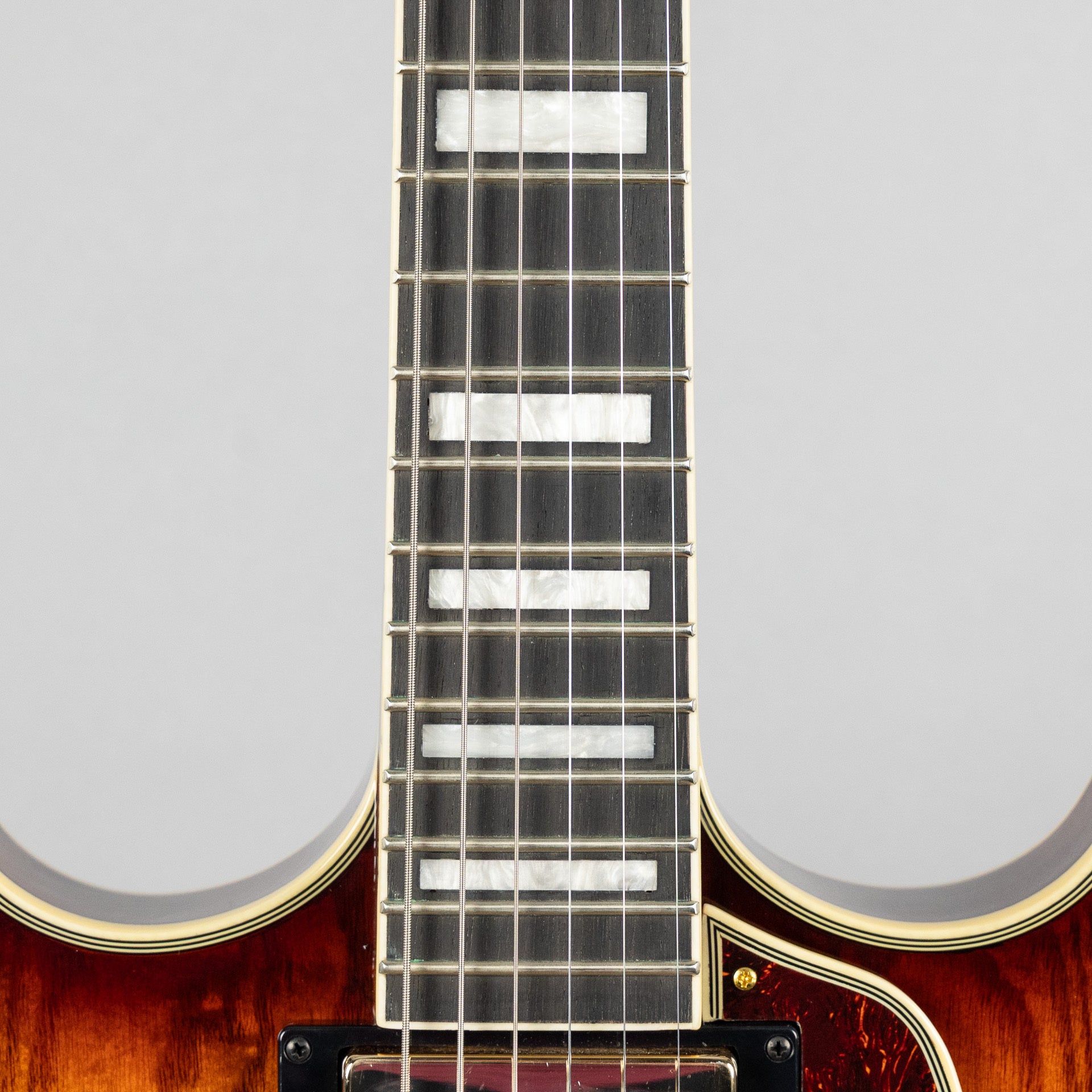 Ibanez AM93QA AM Artcore Expressionist Semi-Hollow Body Guitar, Vintage Violin High Gloss