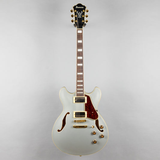 Ibanez AS73G AS Artcore Semi-Hollow Body, Moonstone Silver Flat