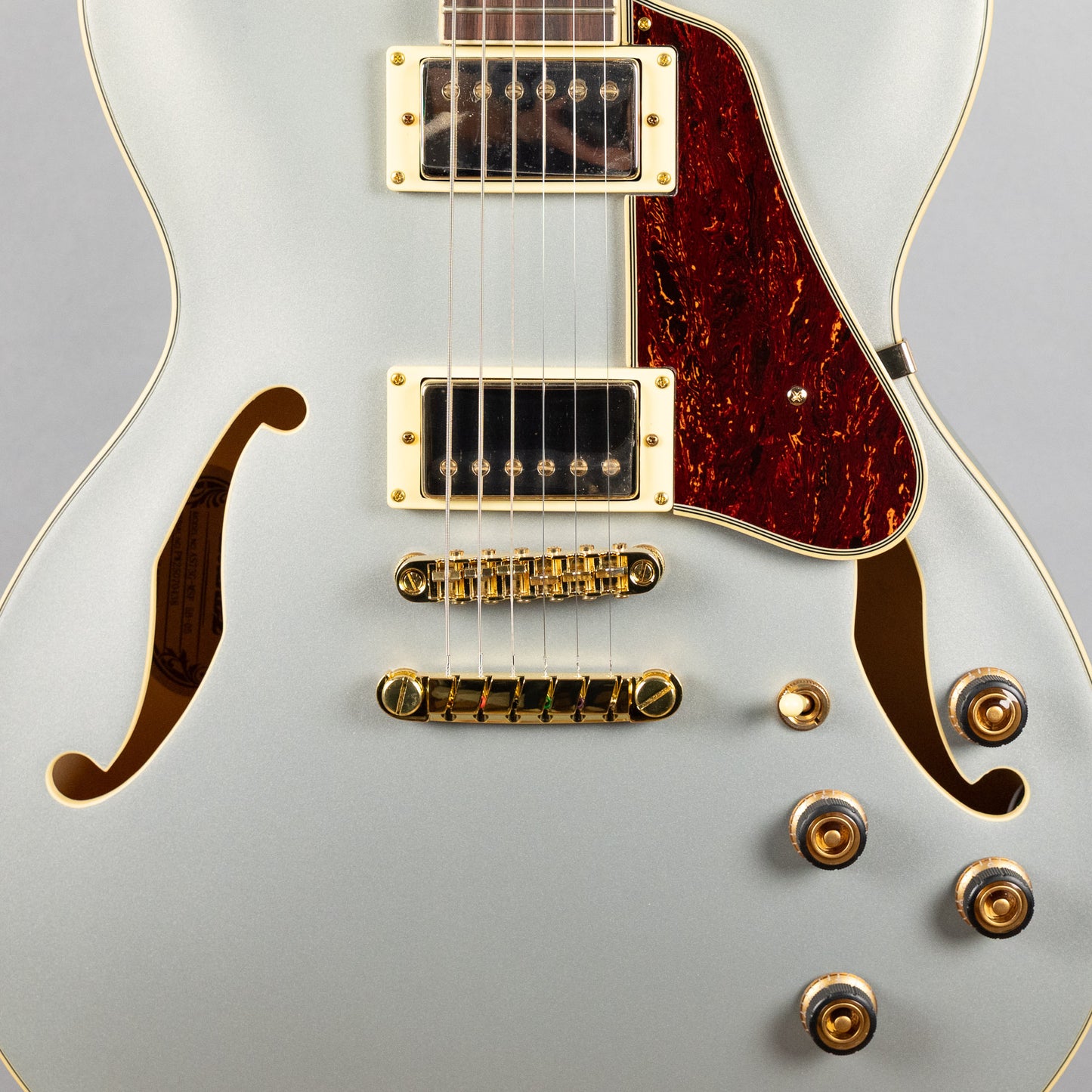 Ibanez AS73G AS Artcore Semi-Hollow Body, Moonstone Silver Flat