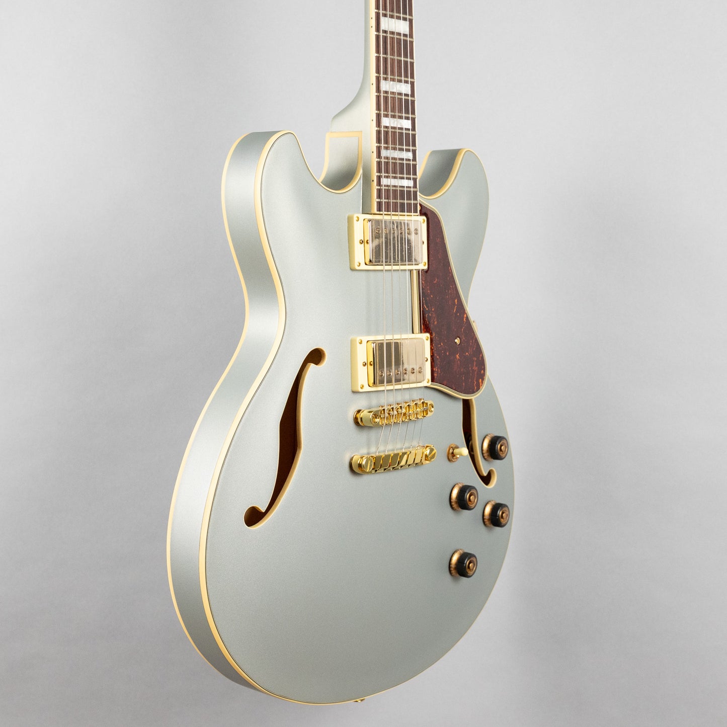 Ibanez AS73G AS Artcore Semi-Hollow Body, Moonstone Silver Flat