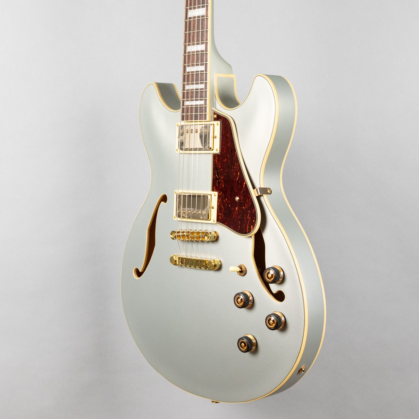 Ibanez AS73G AS Artcore Semi-Hollow Body, Moonstone Silver Flat