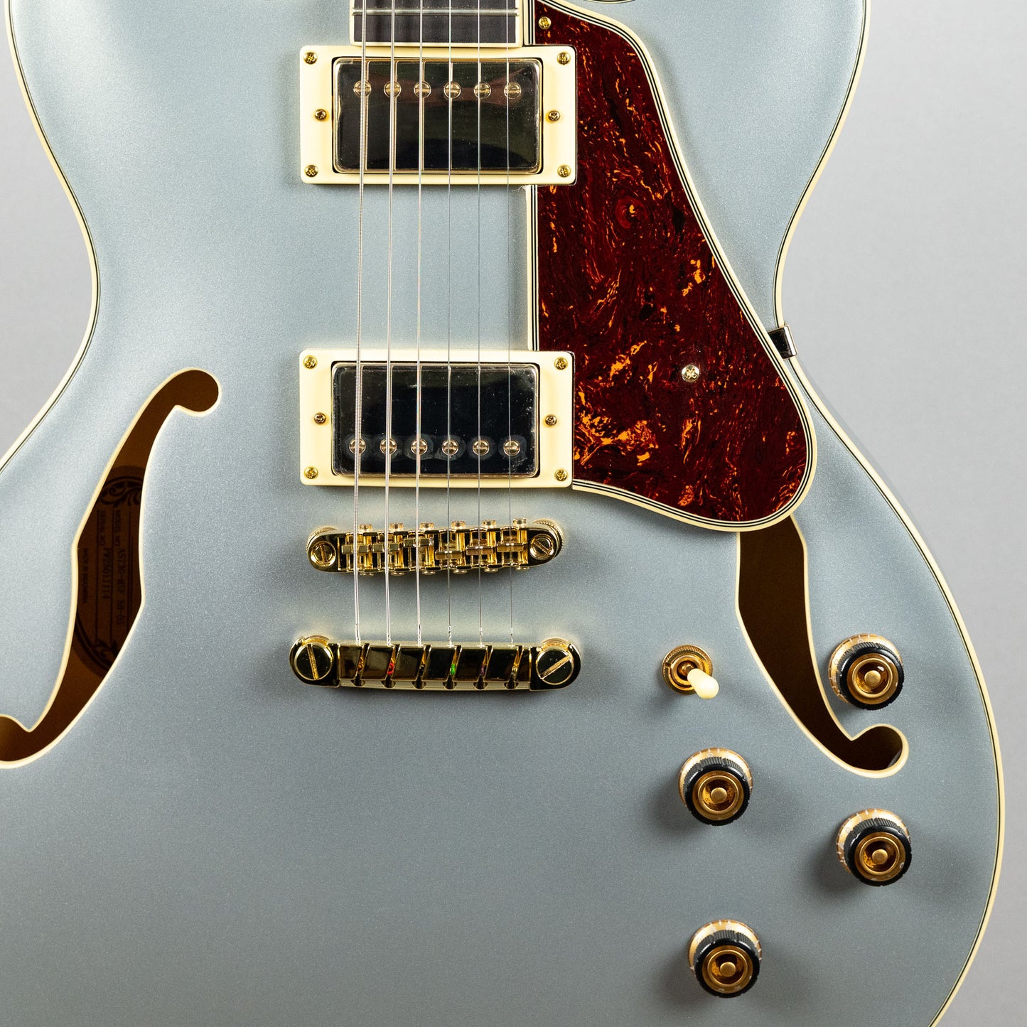 Ibanez AS73G-MSF Artcore Semi-Hollow, Moonstone Silver Flat