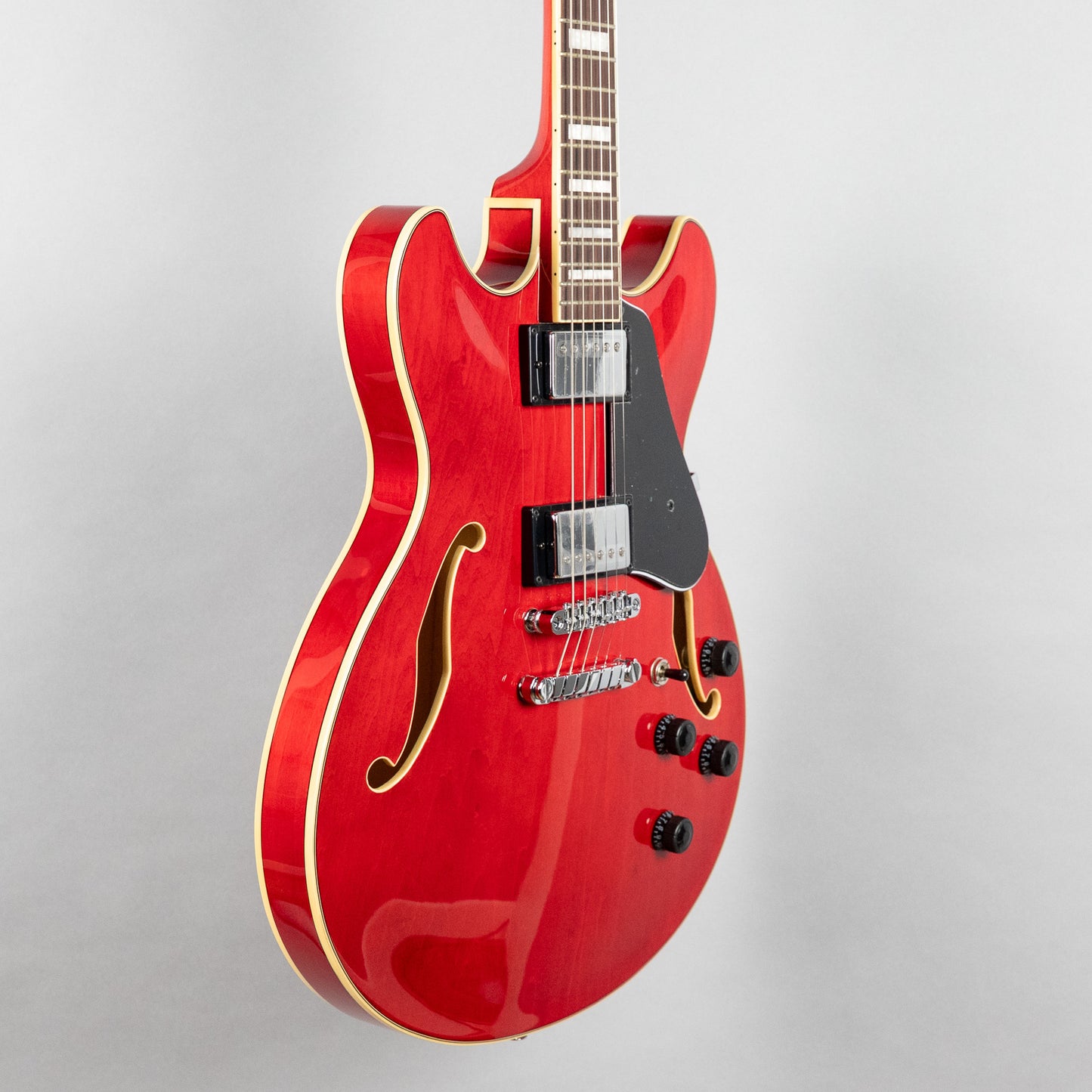 Ibanez AS73 AS Artcore Semi-Hollow Body, Transparent Cherry Red