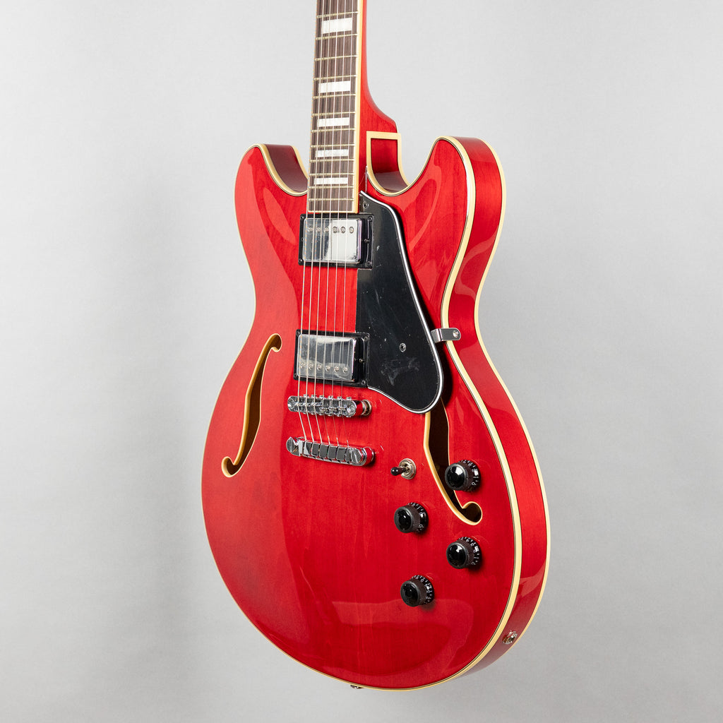 Ibanez AS73 AS Artcore Semi-Hollow Body, Transparent Cherry Red