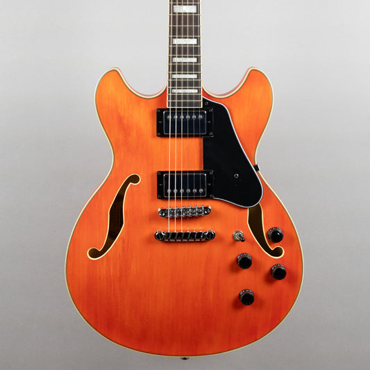 Ibanez AS73 Artcore Semi-Hollow Body, Transparent Tangerine Flat