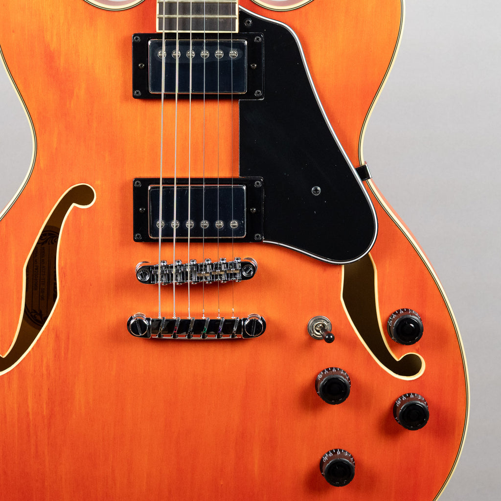 Ibanez AS73 Artcore Semi-Hollow Body, Transparent Tangerine Flat
