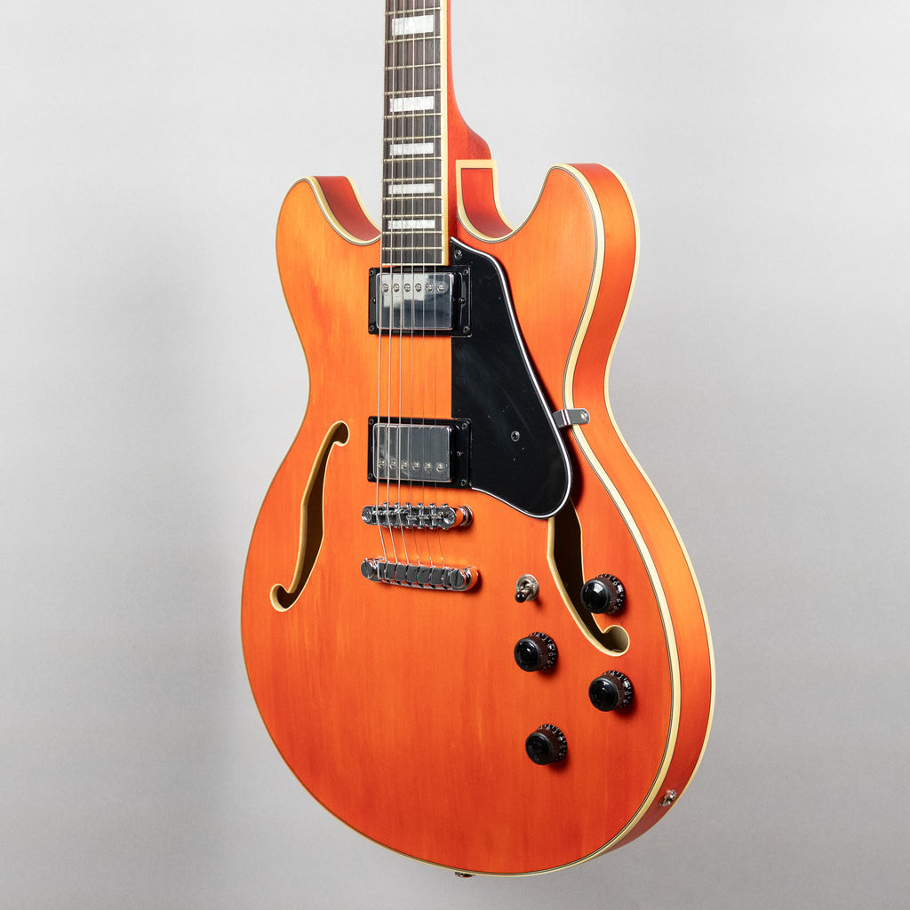 Ibanez AS73 Artcore Semi-Hollow Body, Transparent Tangerine Flat
