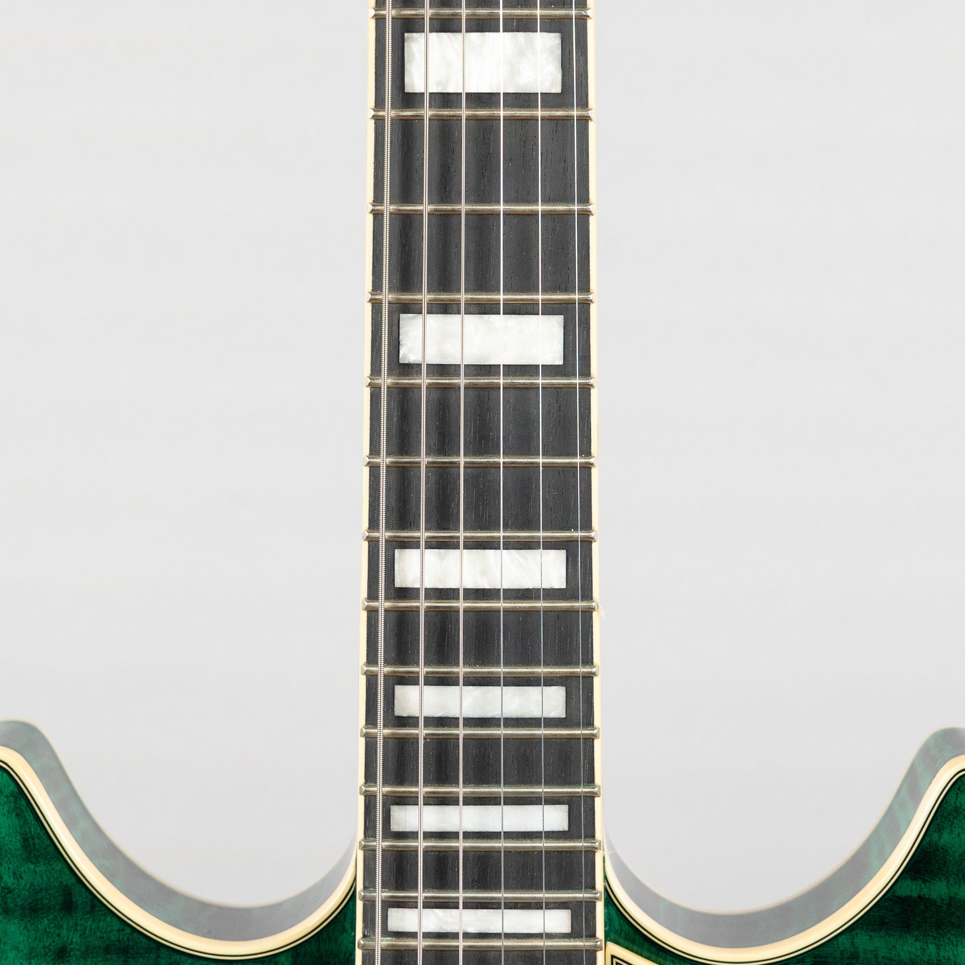 Ibanez AS93FM Artcore Expressionist Semi-Hollow Body, Transparent Moss Green