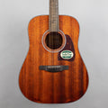 Ibanez AW54 Artwood Acoustic Guitar, Open Pore Natural Finish