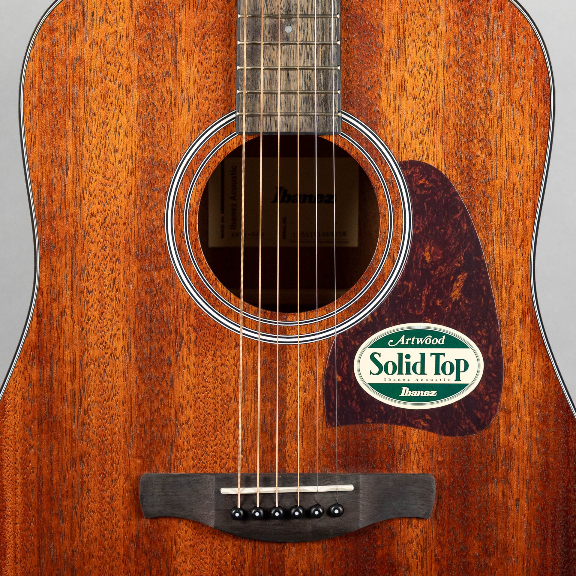 Ibanez AW54 Artwood Acoustic Guitar, Open Pore Natural Finish