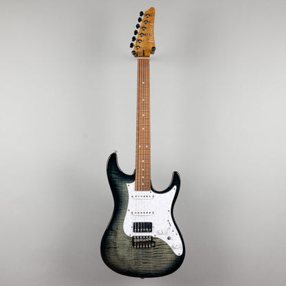 Ibanez AZ22S1F AZ Standard Electric Guitar, Transparent Black Sunburst