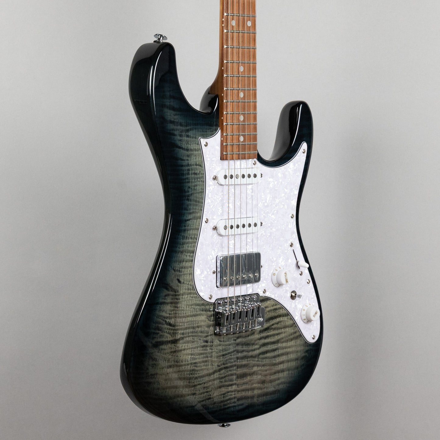 Ibanez AZ22S1F AZ Standard Electric Guitar, Transparent Black Sunburst