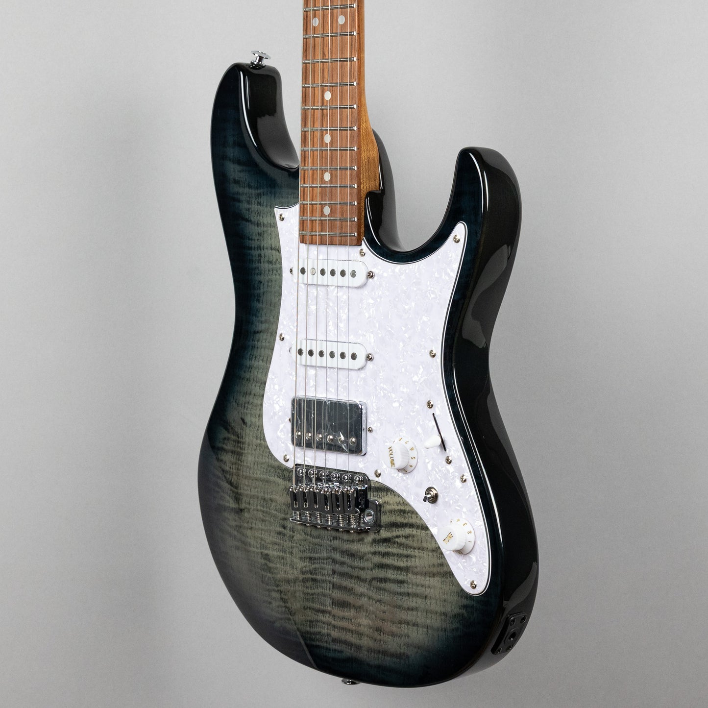 Ibanez AZ22S1F AZ Standard Electric Guitar, Transparent Black Sunburst