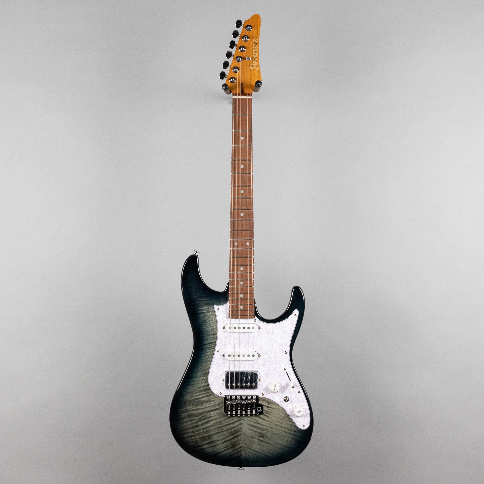 Ibanez AZ22S1F AZ Standard Electric Guitar, Transparent Black Sunburst