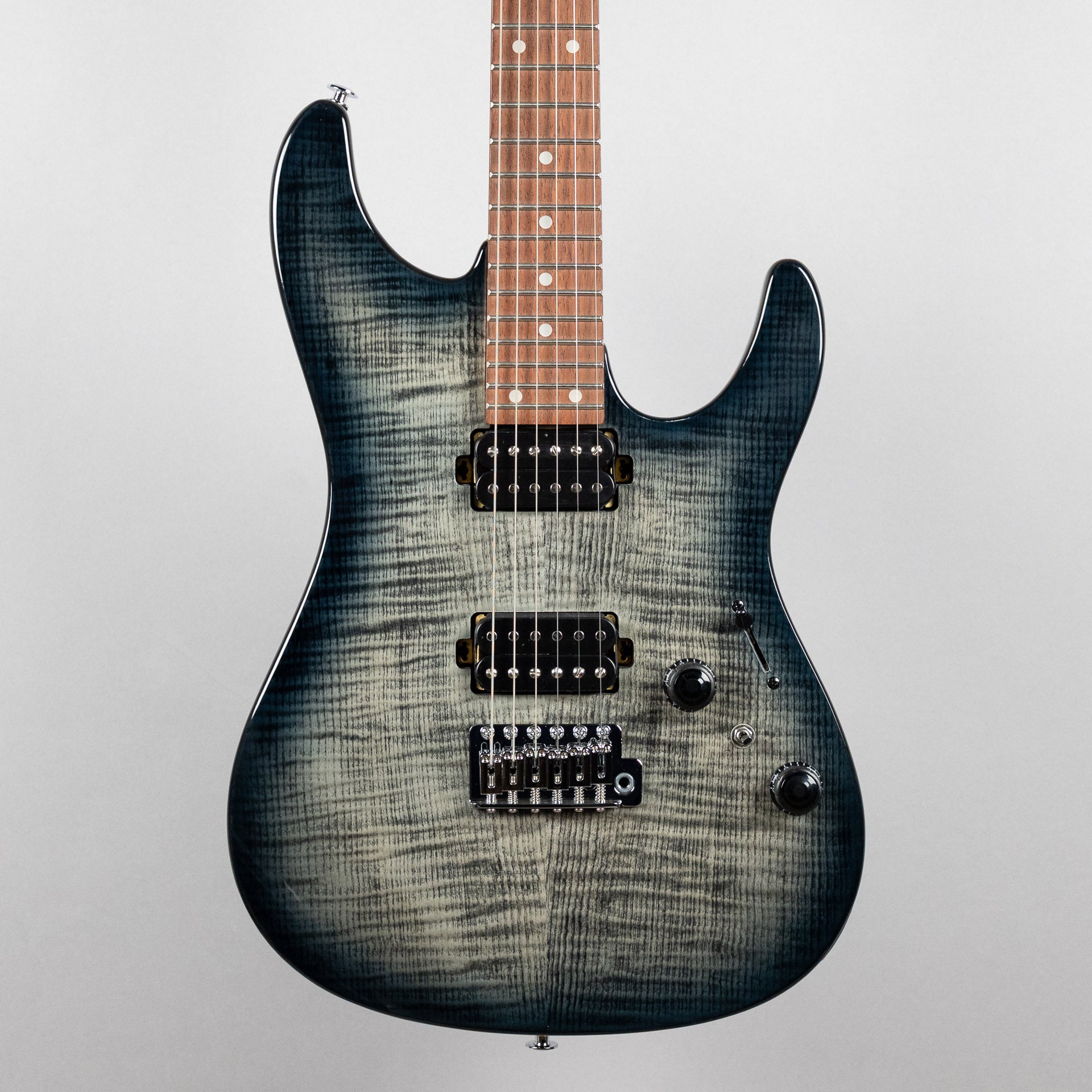 Ibanez AZ24S1F AZ Standard Electric Guitar, Transparent Black Sunburst