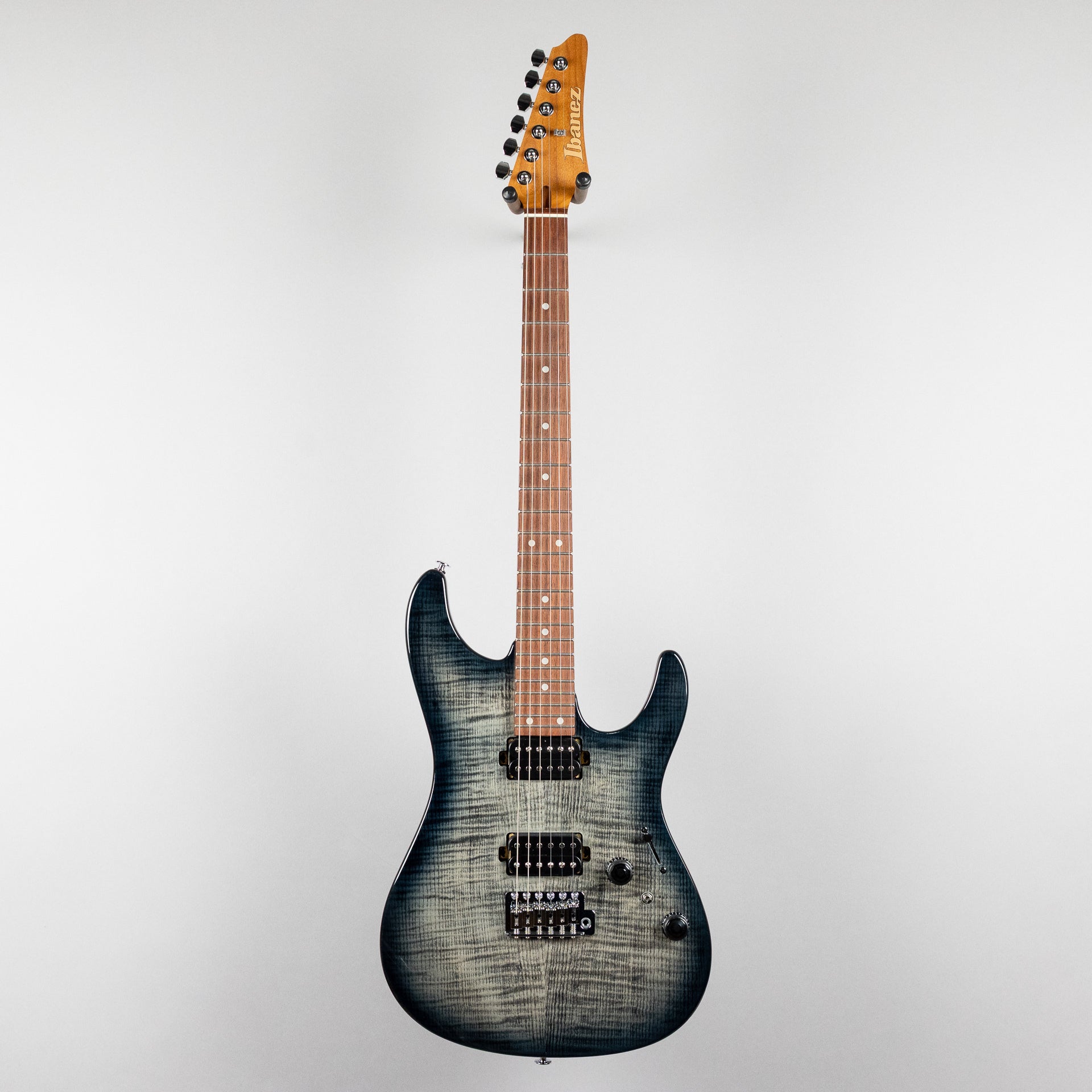 Ibanez AZ24S1F AZ Standard Electric Guitar, Transparent Black Sunburst