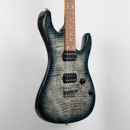 Ibanez AZ24S1F AZ Standard Electric Guitar, Transparent Black Sunburst