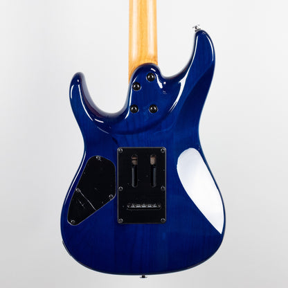 Ibanez AZ24S1F AZ Standard Electric Guitar, Transparent Turquoise Burst