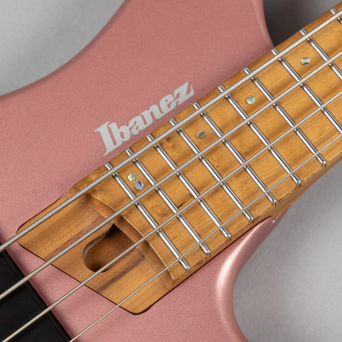 Ibanez EHB1000S-PMM Headless 4-String Bass, Pink Gold Metallic Matte (2021 Demo Model)