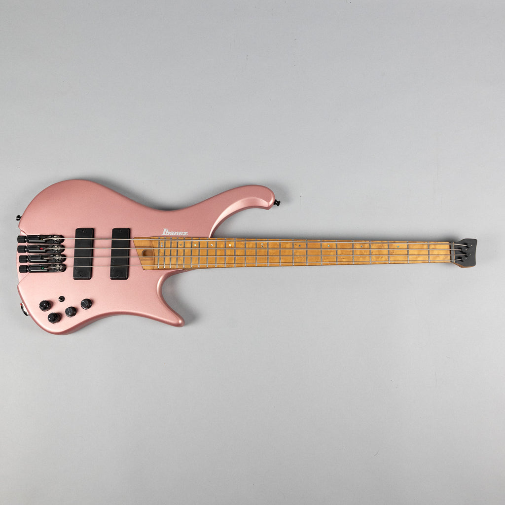 Ibanez EHB1000S-PMM Headless 4-String Bass, Pink Gold Metallic Matte (2021 Demo Model)