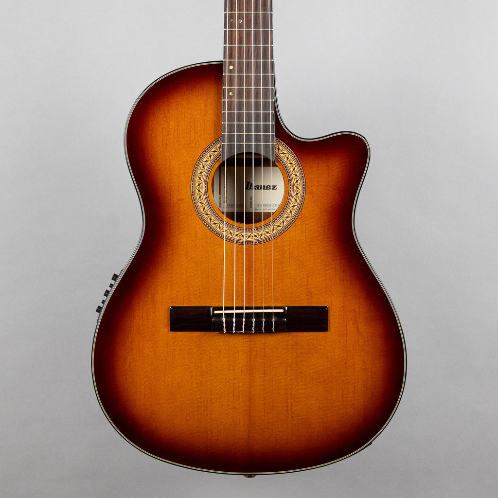 Ibanez GA35TCE Nylon Guitar, Violin Sunburst High Gloss