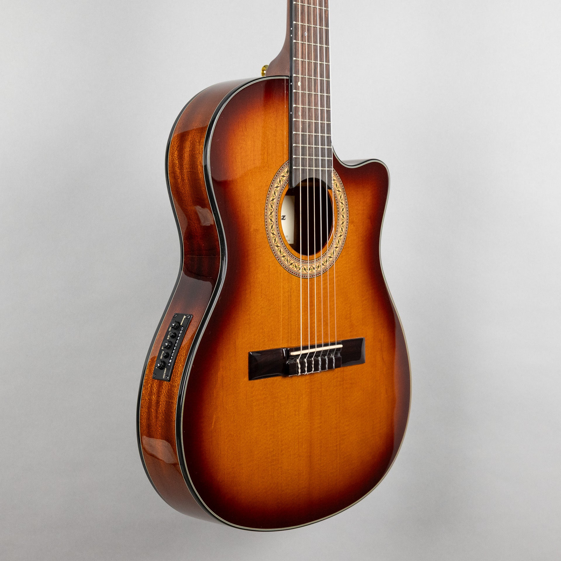 Ibanez GA35TCE Nylon Guitar, Violin Sunburst High Gloss