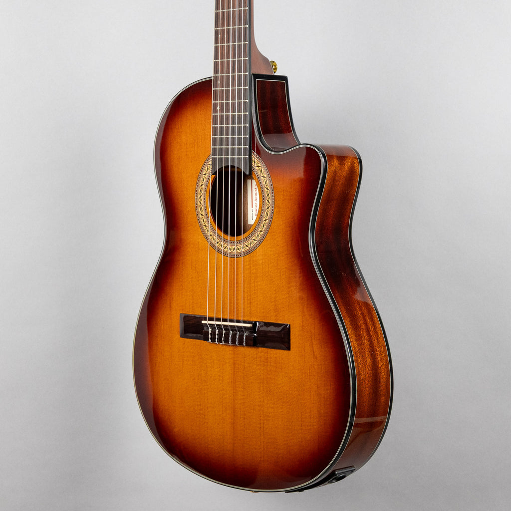 Ibanez GA35TCE Nylon Guitar, Violin Sunburst High Gloss