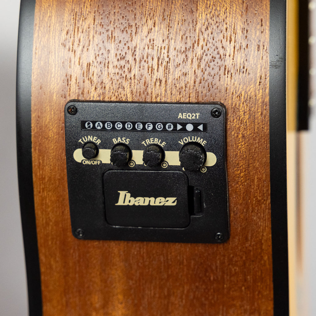 Ibanez GA3ECE Classical Nylon String Guitar, Open Pore Amber