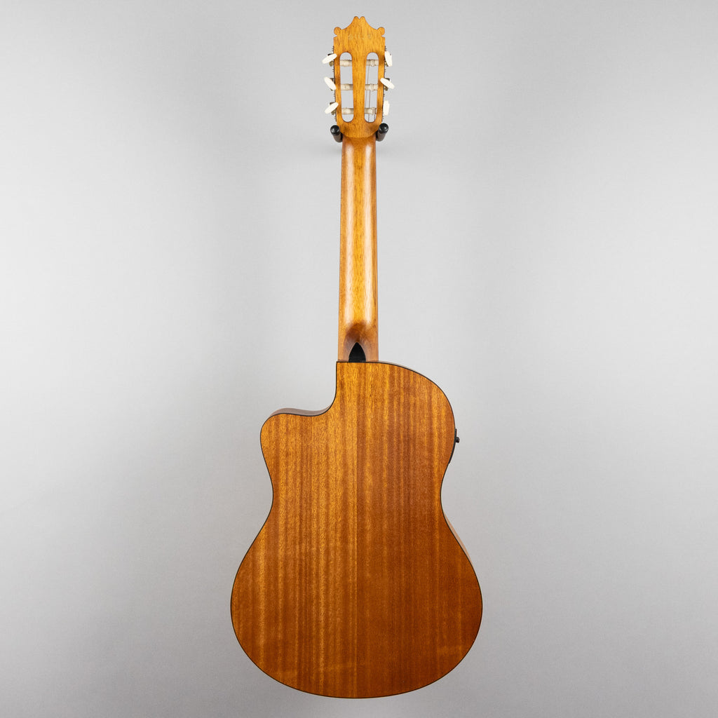 Ibanez GA3ECE Classical Nylon String Guitar, Open Pore Amber